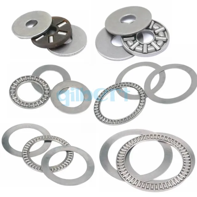 AXK Series I.D 4-160mm Thrust Needle Roller Bearing ABEC-1 Each With 2 Washers