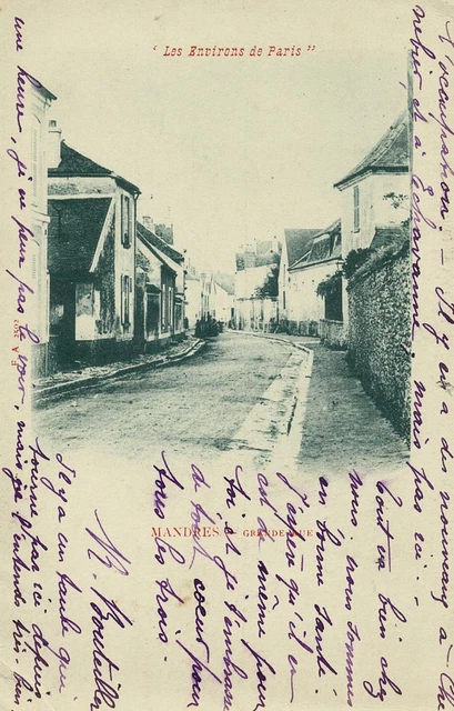 CPA - Mandres - Grande Rue