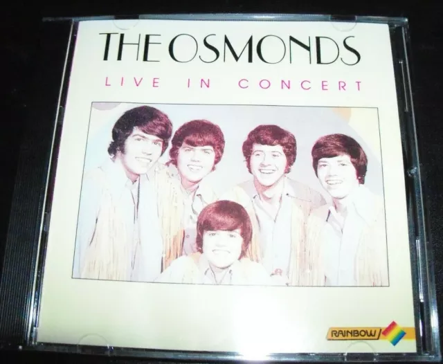 The Osmonds Live In Concert – Rare Australian CD - Like New