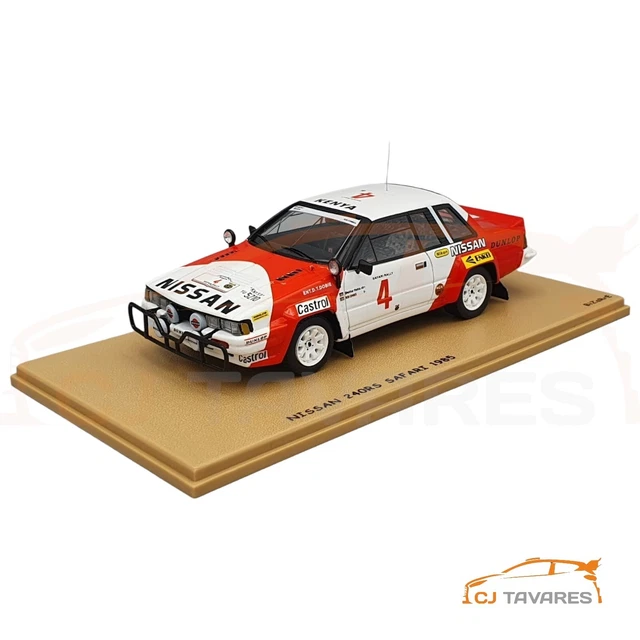 Miniature Nissan 240RS Safari Rally 1985 – Méthode – Bizarre 1/43 – En Boîte
