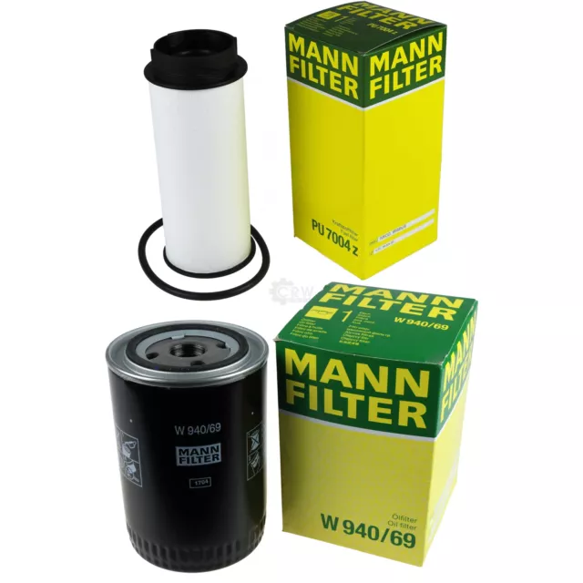 MANN-FILTER Set Filtro Carburante Filtro Olio per Iveco Quotidiano Pritsche /