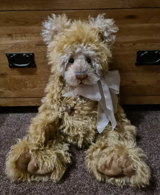 Charlie Bears Munroe - Retired Mohair -  2012 Isablle Collection + Tags & Bag