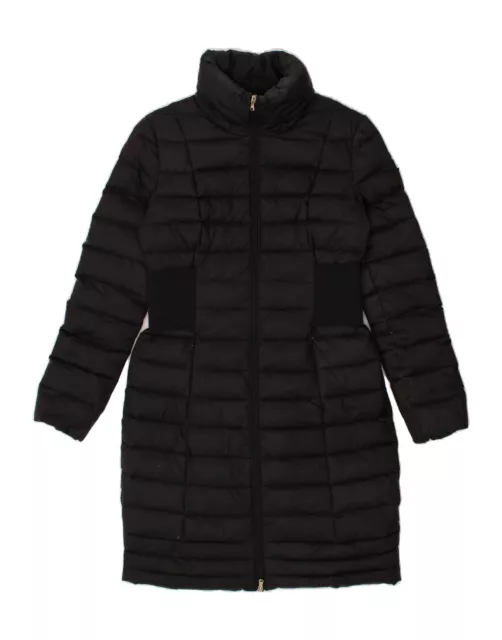 GUESS Womens Padded Coat UK 12 Medium Black Polyester BL04