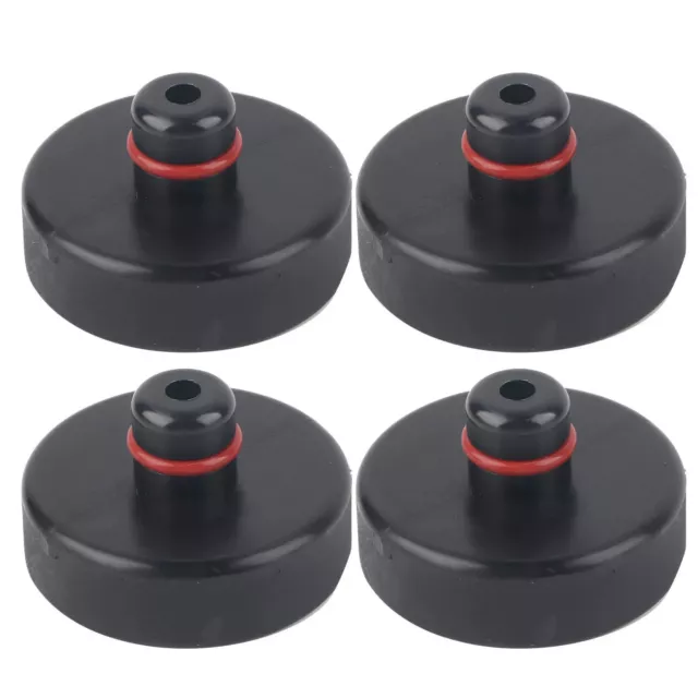New 1-4PC Rubber Jack Lift Pad Adapter Tool Black Fit For Tesla Model 3/Y/S/X
