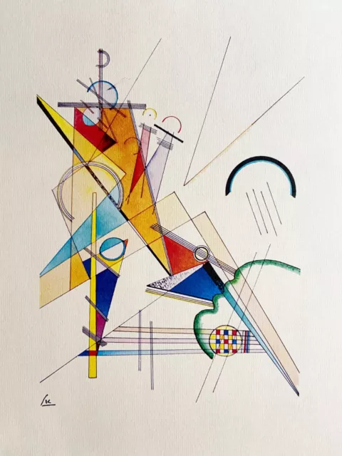 Wassily Kandinsky Litografía 1954 ( Klee Matisse Delaunay Pollock Joan Mirò )
