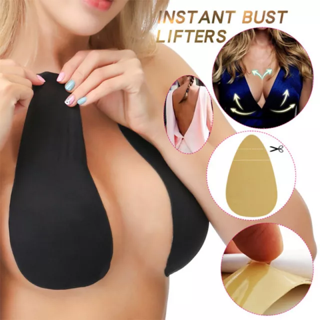 Copricapezzoli Adesivi Per Reggiseno Push-Up Invisibile In Silicone A