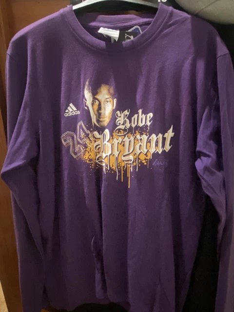 Camicia vintage rara 1997 Adidas Kobe Bryant L/S Street Life M Medium Lakers Nba