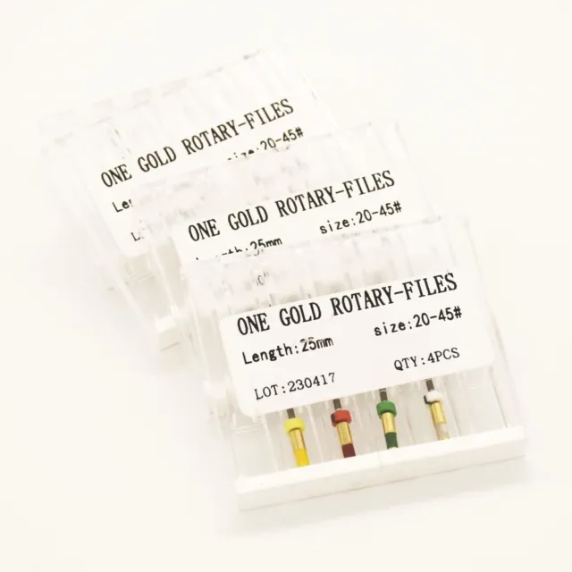 Dental Endo Files Reciprocating Root Canal Niti Primary Engine Use 25mm 4Pcs/Box