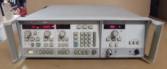 Hewlett Packard 8350BR OPT. 8ZE Sweep Oscillator + 83592B RF Plug-In .01-20 GHZ Hewlett Packard 8350BR OPT. 8ZE Sweep Oscillator + 83592B RF Plug-In .01-20 GHZ
