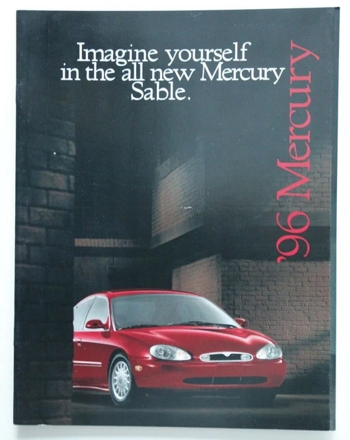 MERCURY SABLE 1996 dealer catalog brochure français Canada 12.00