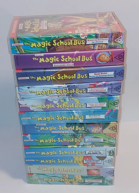 THE MAGIC SCHOOL Bus Coolection VHS VCR Tapes. 12x Tapes. Kids, Fantasy ...