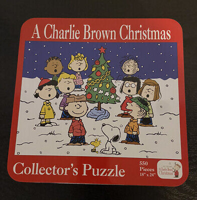 A Charlie Brown Christmas 40th Anniversary Puzzle In Tin, 550 Pieces (Complete)