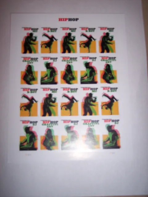 (20) USPS Forever Stamps -Hip-Hop -Free shipping-