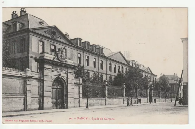 NANCY - Meurthe & Moselle - CPA 54 - le Lycée de Garçons - Poincaré