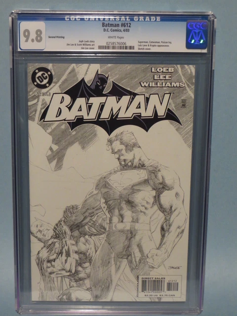 Batman 612 Nm! 2Nd Print! Cgc Graded 9.8!