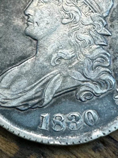 1830 - Silver Capped Bust Half Dollar XF