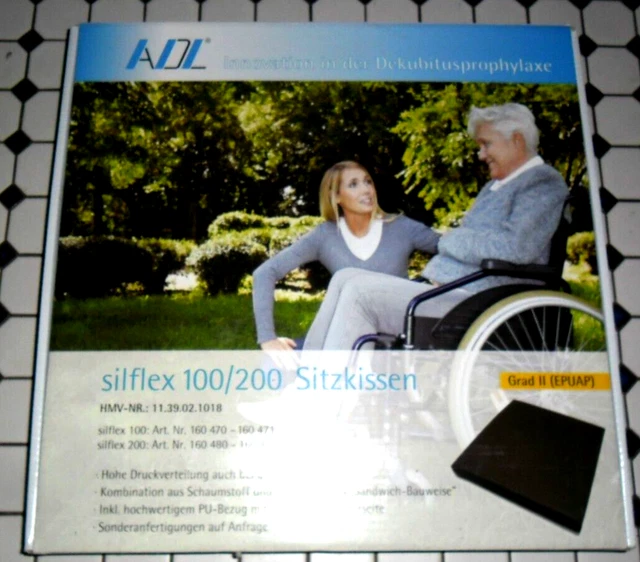 ADL de alta calidad nuevo antidecúbito cojín de asiento para silla de ruedas viscoelástico cojín de asiento