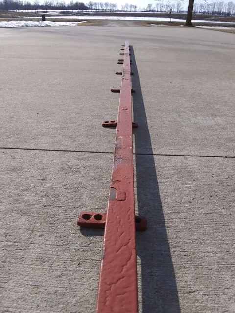Antique Barn Door Track/rail two pcs 10 feet Porter, Myers Louden National
