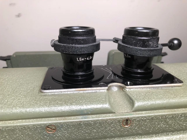 Vintage Old Delft Scanning Stereoscope For  Military Or Forestry Mapping 1950'S 9