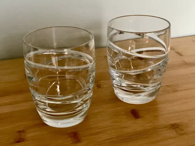 6 Jasper Conran Stuart Crystal tumblers in the 'Aura' design