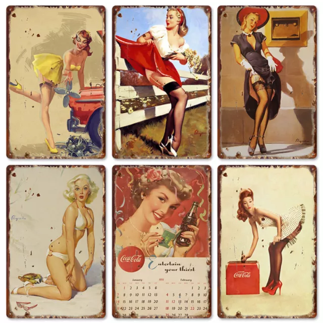 Various Pin-Up Calendar 2024 A3 Wall Calendar Erotic Calendar (Abierta Fina  2024)