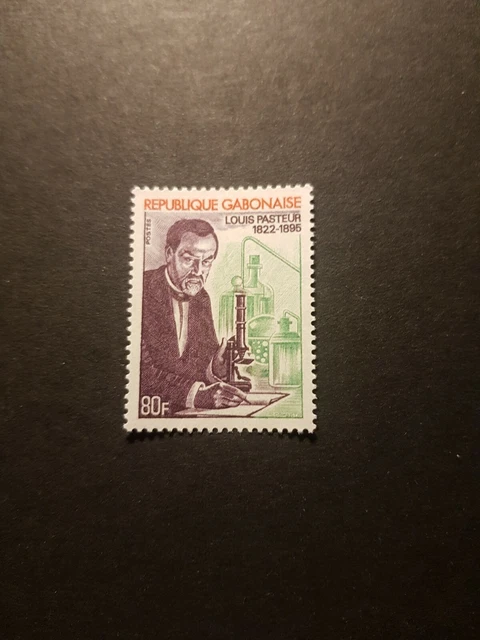 Briefmarke Gabun Geburt Von Louis Pasteur N°289 Neu Luxus MNH 1972