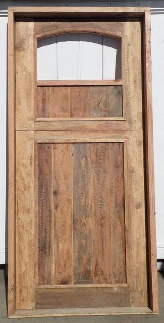 Rustic reclaimed solid lumber Dutch top door farmhouse wineroom castle storybook