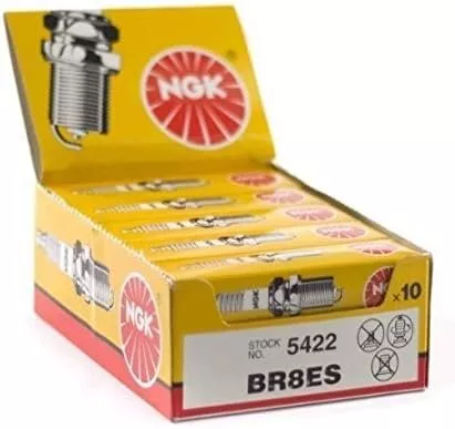 NGK 5422 Spark Plugs BR8ES - 10 Pack