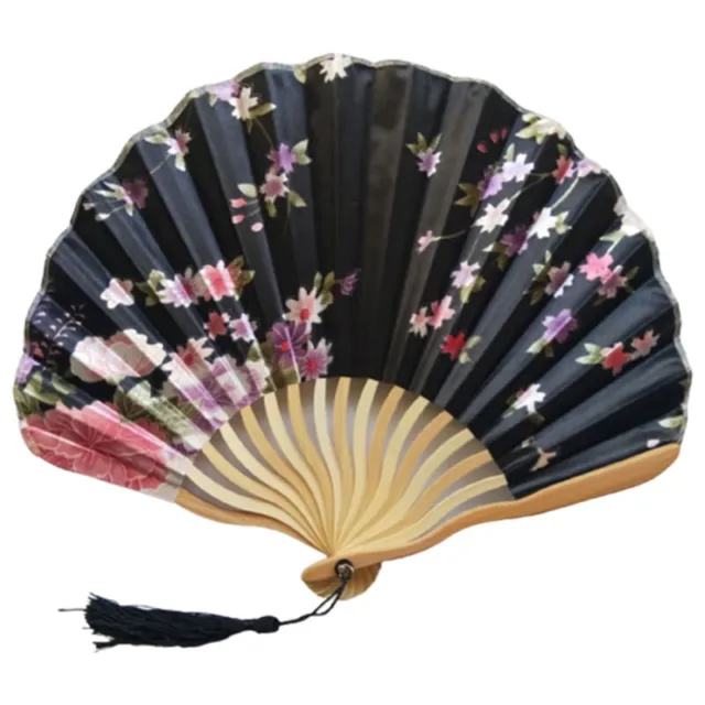 [dhjkjqsw-2] Chinese Classic Folding Fan Hand Held Fan Bamboo Paper Folding Fan