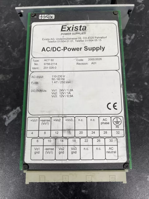 Wave Biotech Wave Bioreactor Exista AC/DC ACT50 Power Supply 2