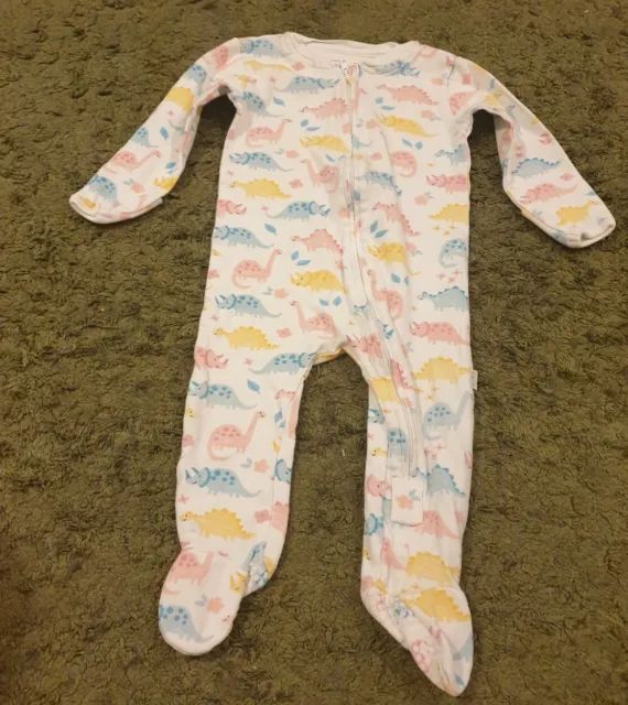 Costume da pigiama Jojo Maman Bebe dinosauro babygrow età 9-12 mesi
