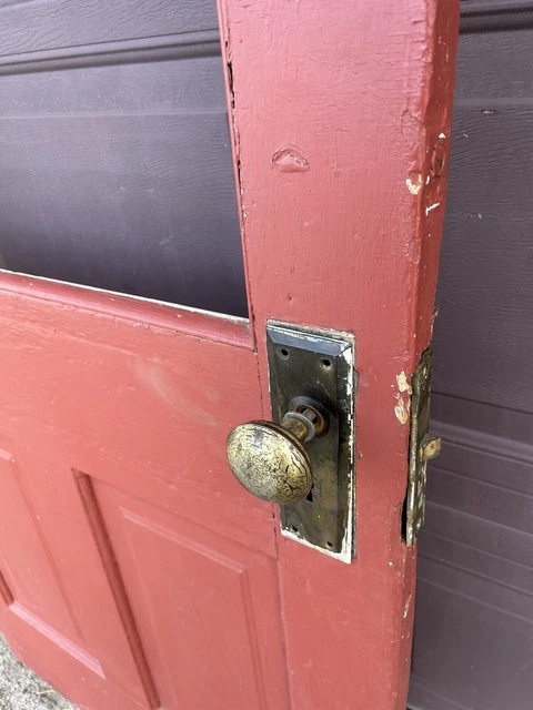Antique Vintage Wood Entry Door 2