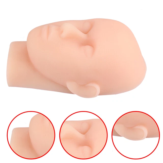 Facial Model Soft Touch Feel Head Model Premium Silicone Material Safe High