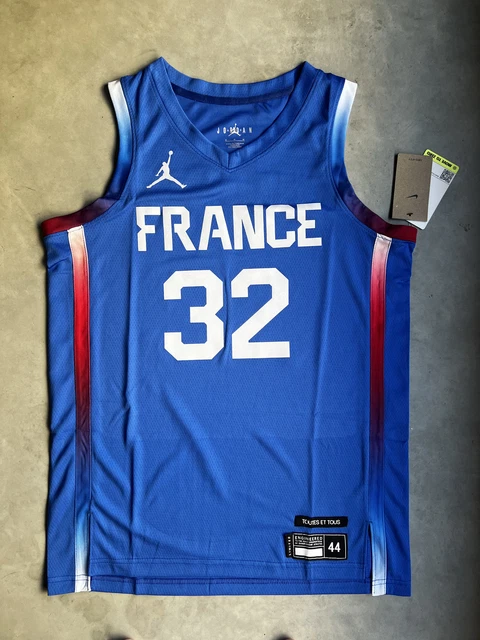 Maillot basket FRANCE STARTER bleu shirt jersey XXL