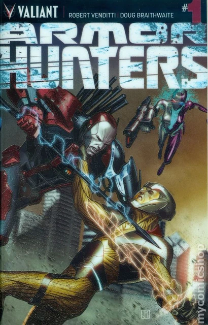 Armor Hunters #1 Molina Chrome Variant VF 2014 Stock Image