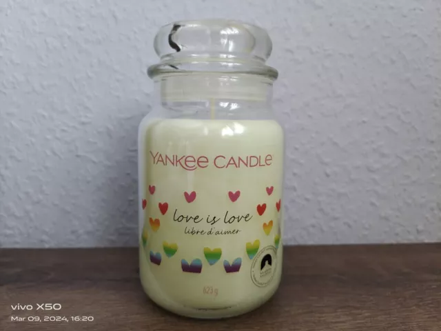 Yankee Candle 623g großes Glas Neu. USA Rar Love Is Love Selten