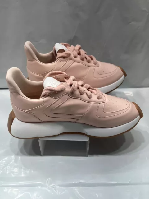 Giuseppe Zanotti Omnia Donna Nude Pink Leather Sneaker Women's Size US 9.5 NIB