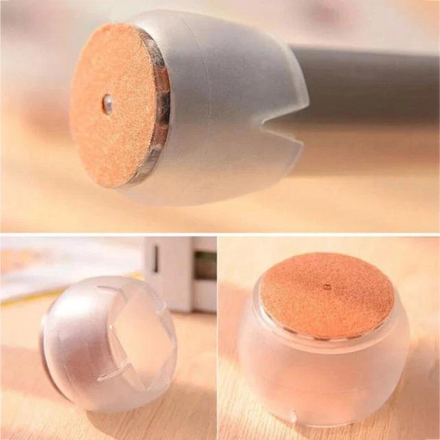 16 protectores de suelo de patas de silla peque?s, cubierta de protecci? de suel