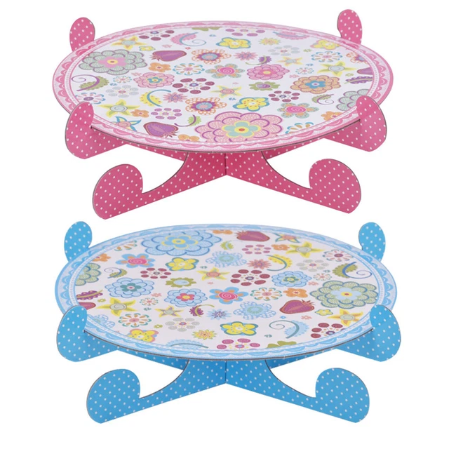Socle à Gâteau En Porcelaine Blanc - KitchenCraft Sweetly Does It - Plateau Surélevé 26cm - Idéal Pour Présentations