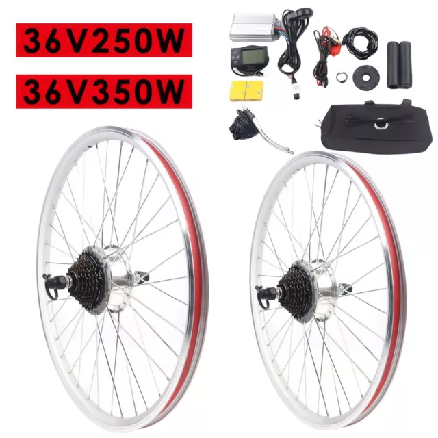 26" 28" Elektro-Fahrrad Ebike Umbausatz SET 36V 250W 350W E-Bike Conversion Kit