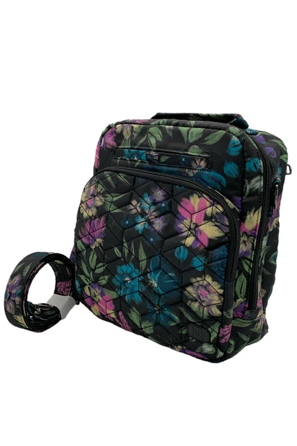 Lug RFID Medium Crossbody with Top Handle Ranger 2 Bloom Black