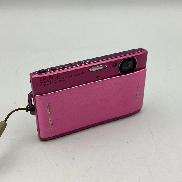 SONY CYBER-SHOT DSC-TX1 10.2mp Camera Pink *Working* (P1) NS