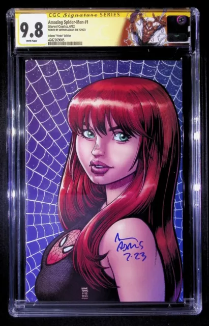 Amazing Spider-Man #1 Arthur Adams Mary Jane Virgin Variant CGC 9.8 - Signed