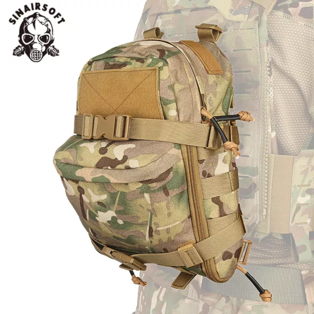 Tactical Mini Hydration Pack Water Bottle Carrier Backpack Assault Molle Pouch