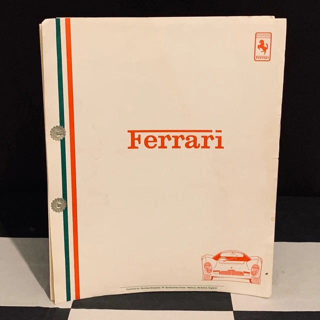 Ferrari Owners Club Magazine Issue 1 Volume 1 No.1 January 1968 F1 Tasman P4 166