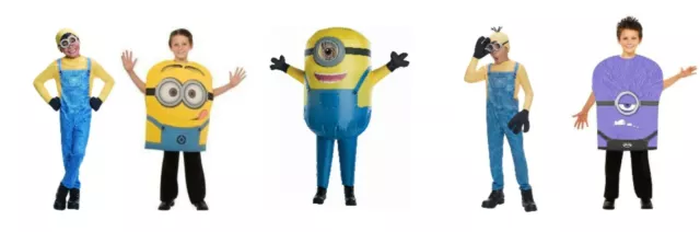 Despicable Me Minions | Bob, Dave, Stewart, Kevin & Evil Minion Child Costumes