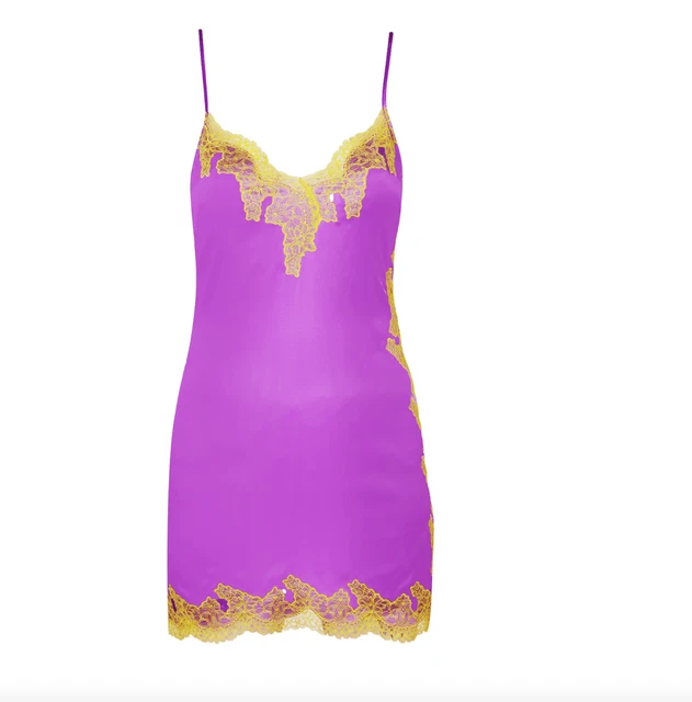 purple dress with sequins Clarisse 810762 Casual Style We Dresses Size Selection:L oxford shoe Portia and Scarlett PS108X