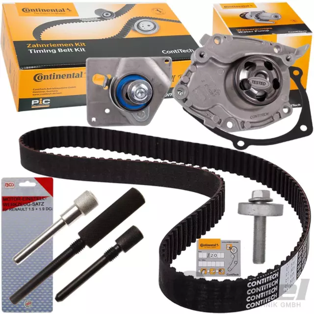 Conti Kit de Courroie Distribution + Convient pour 1.9 DCI Renault Megane Scenic