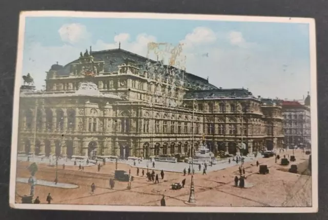Wien Staatsoper alte Postkarte deutsches Reich orginal