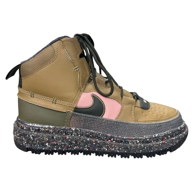 NIKE MEN’S AIR Force 1 Boot NN Brown Kelp Crater Boot Size US 8.5 £107. ...